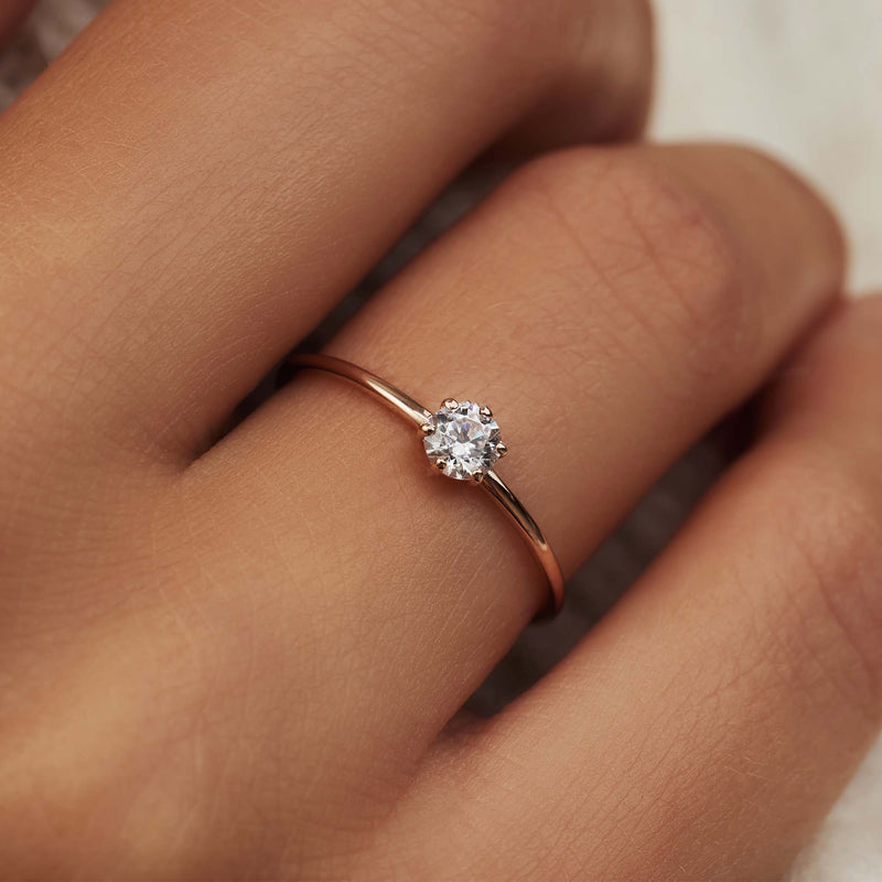 Isabel Bernard La Concorde Abelle 14 Karaat Roségouden Ring IB330025-48-zoom-