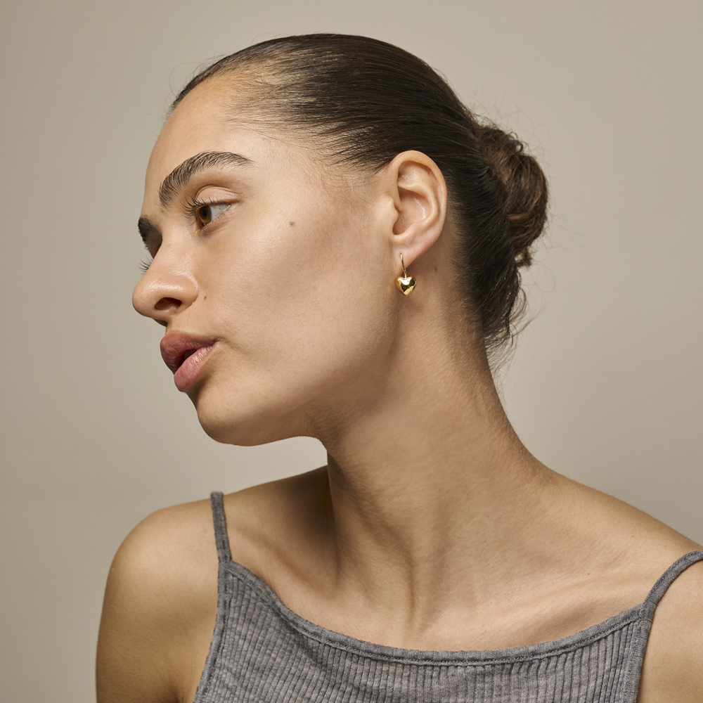 ENAMEL Copenhagen Recycled 925 Sterling Silver Gold Plated Earrings E443G