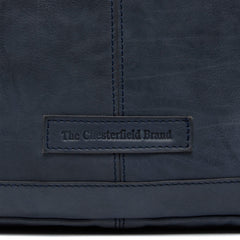 The Chesterfield Brand Ontario Blue Leather Shopper C38.019810