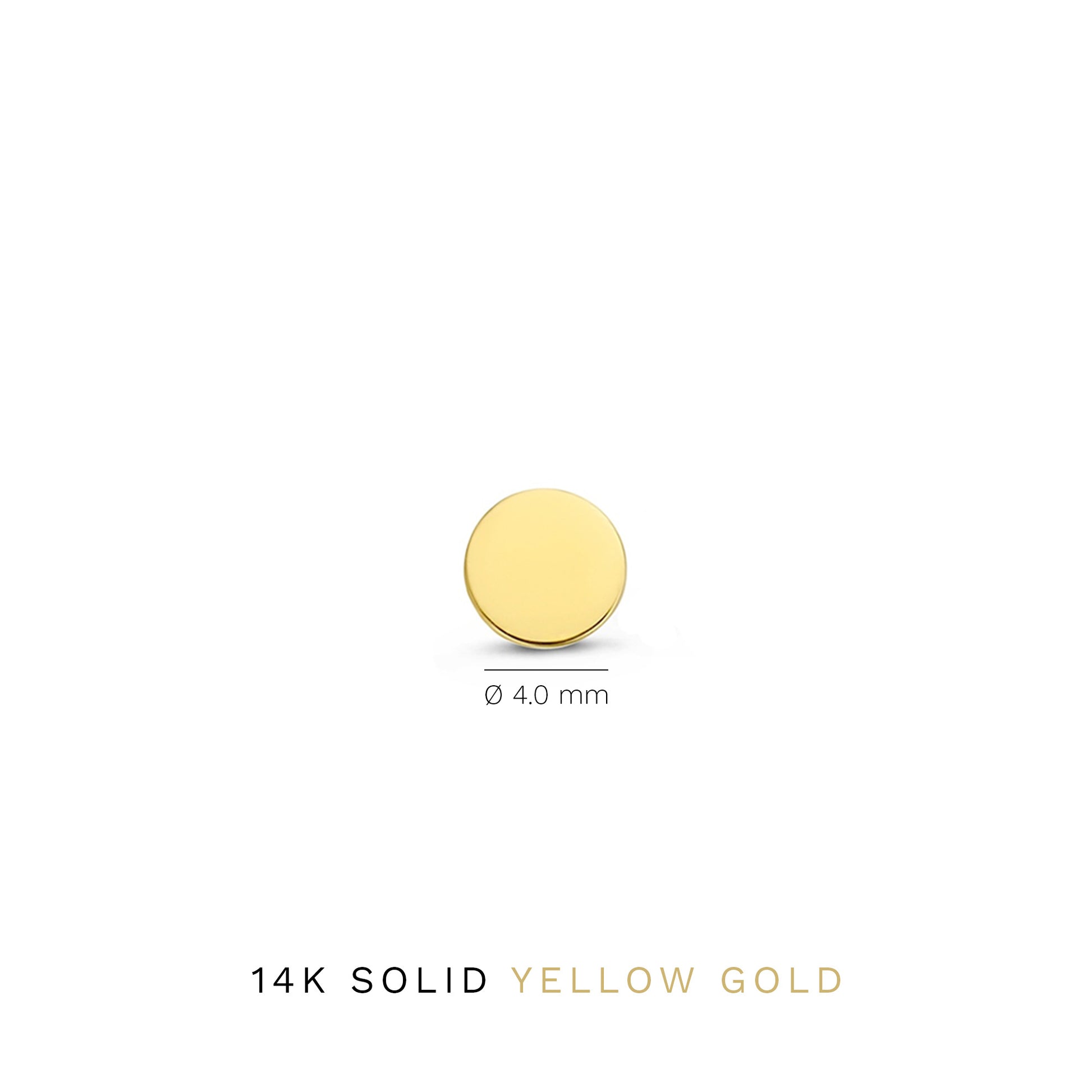 Isabel Bernard 14 Carat Golden Le Marais Jeanne Earstuds IB360196