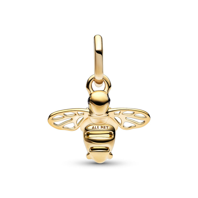 Pandora Moments Bee Charm 762672C01with14 Carat Gold Plating-zoom-