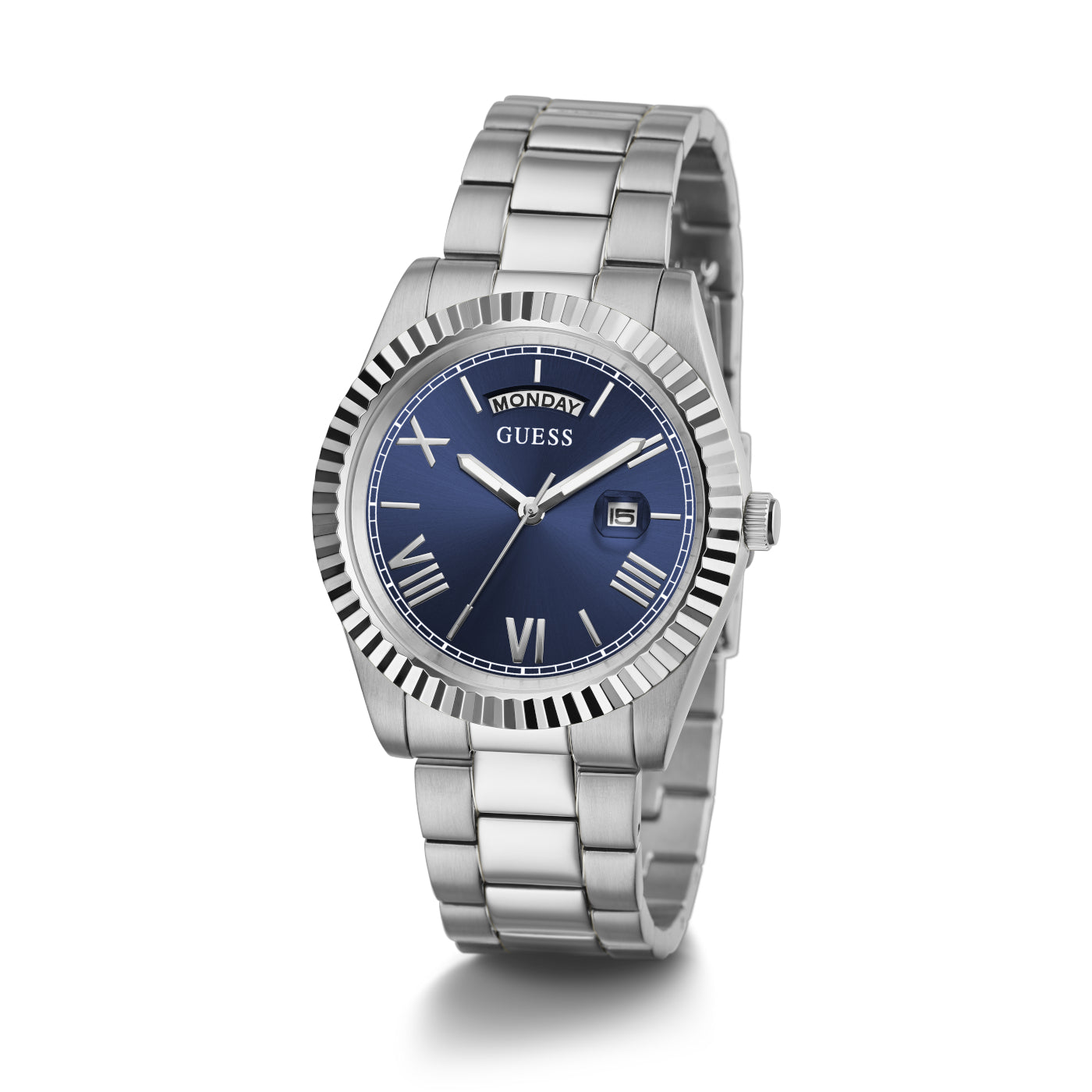 GUESS Connoisseur Silver Watch GW0265G7