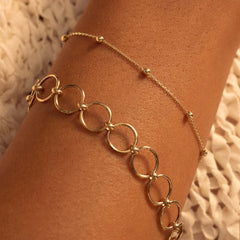 Beloro Jewels Della Spiga Dani 9 Karat Gold Bracelet BO320041