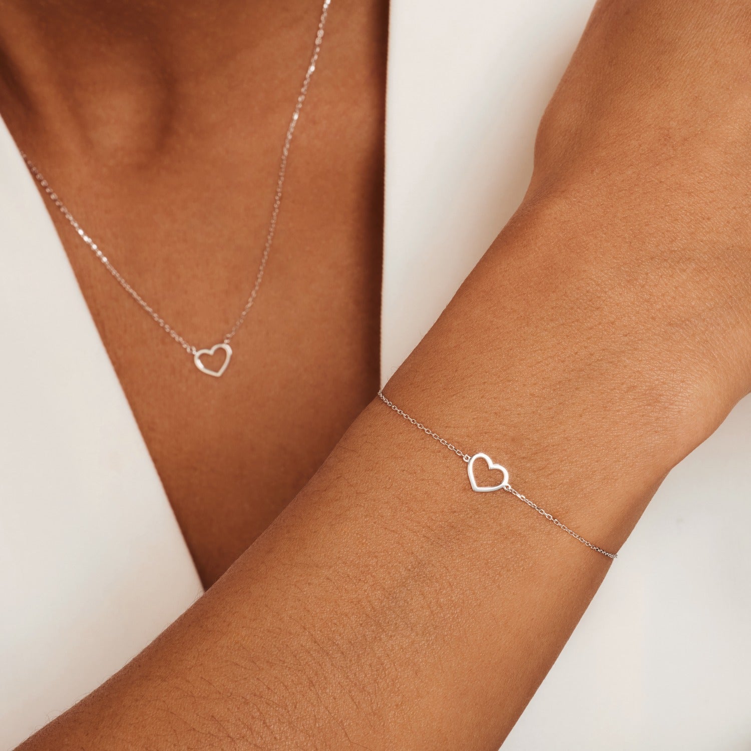 Isabel Bernard Saint Germain Amore 14 Carat White Golden Bracelet IB320052