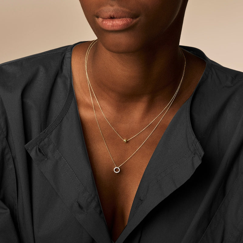 Blush 14 Karaat Gouden Ketting 3120YGO-zoom-