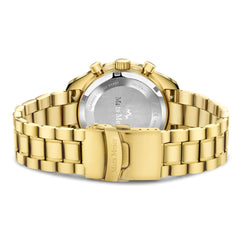 Mats Meier Arosa Racing Chronograph Men'sWatch Gold-coloured and Green MM50017