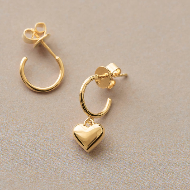 P D Paola Engrave Me 925 Sterling Silver Gold-coloured L'Absolu Earrings Gold Plated AR01-364-U-zoom-