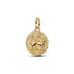 Pandora ME Gold Plated Lion Coin Charm 763974C01