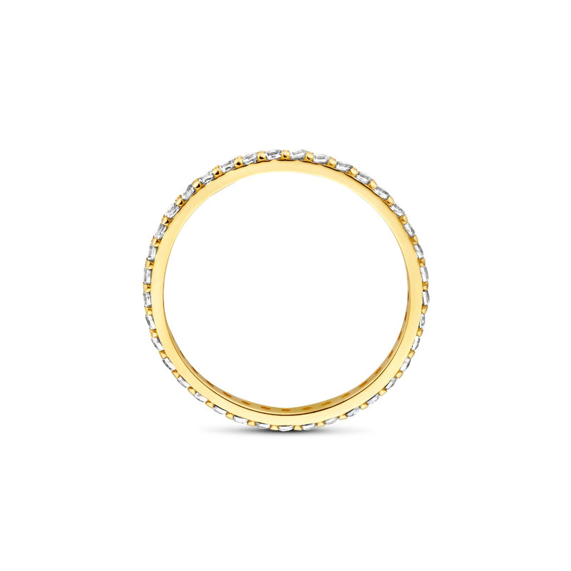 Beloro Jewels Monte Napoleone Stella 9 karat gold ring with zirconia BO330043-54-zoom-