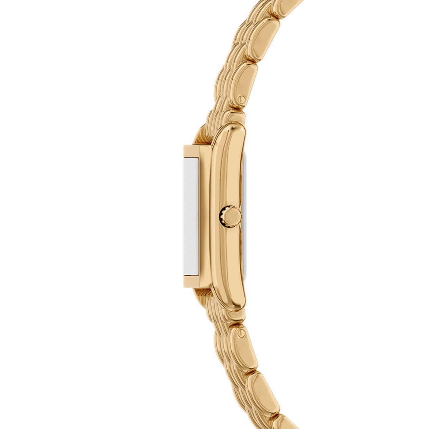 Michael Kors Essex Rectangular Gold Dial Watch MK4997