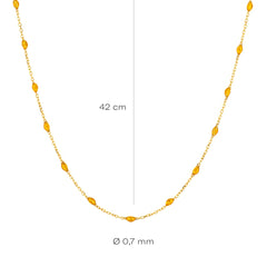 Blush 14 karat gold Necklace 3162YRC