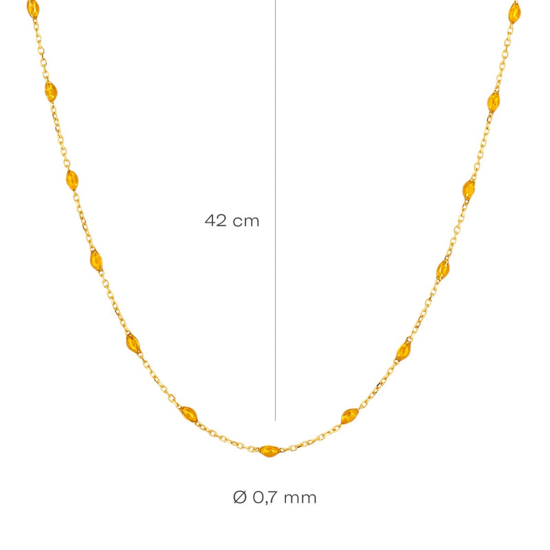 Blush 14 Karat Golden Necklace 3162YRC-zoom-