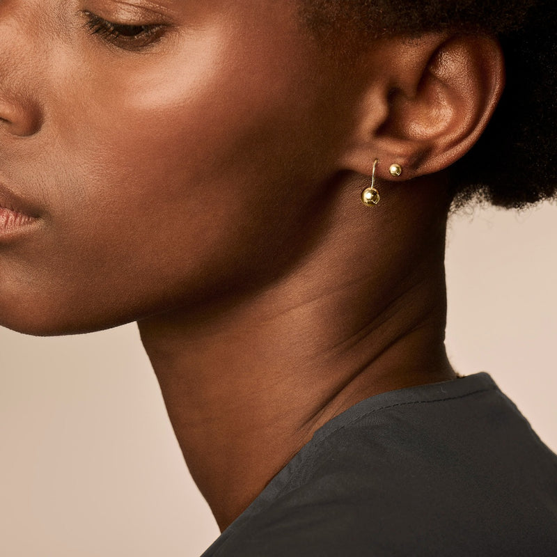 Blush 14 Carat Golden Earrings 7122YGO-zoom-