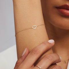 Isabel Bernard Belleville Amore 14 Carat Golden Bracelet IB4020134 (Length: 16.00-18.00 cm)