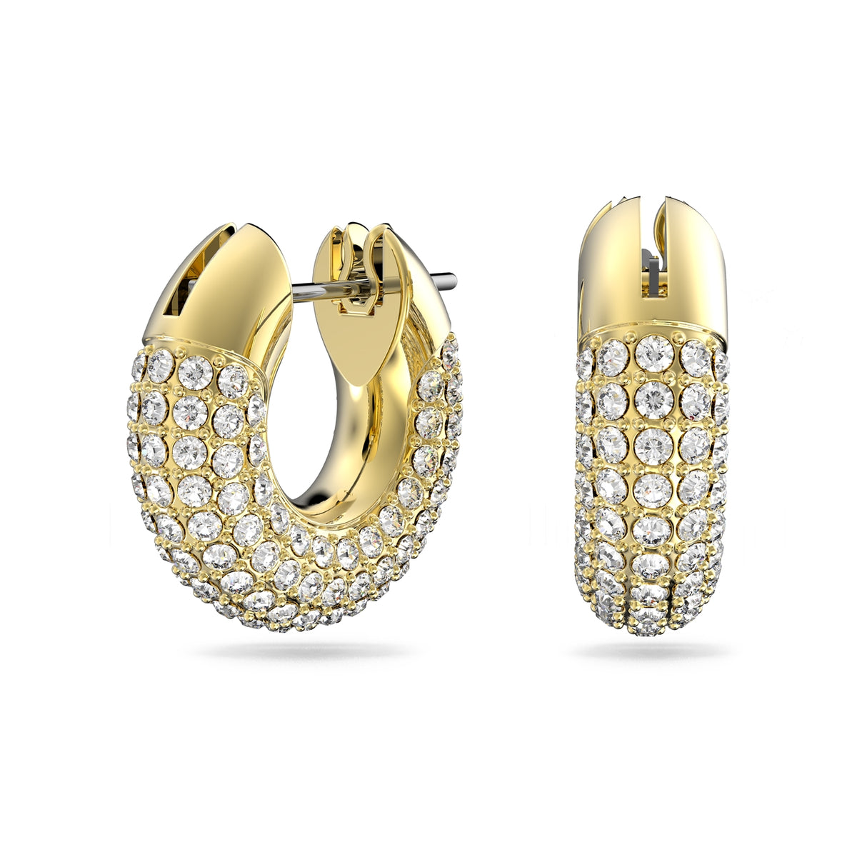 Swarovski Gold Hoop Earrings 5636530