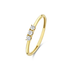 Beloro Jewels Monte Napoleone Stella 9 carat gold Ring BO330003-56