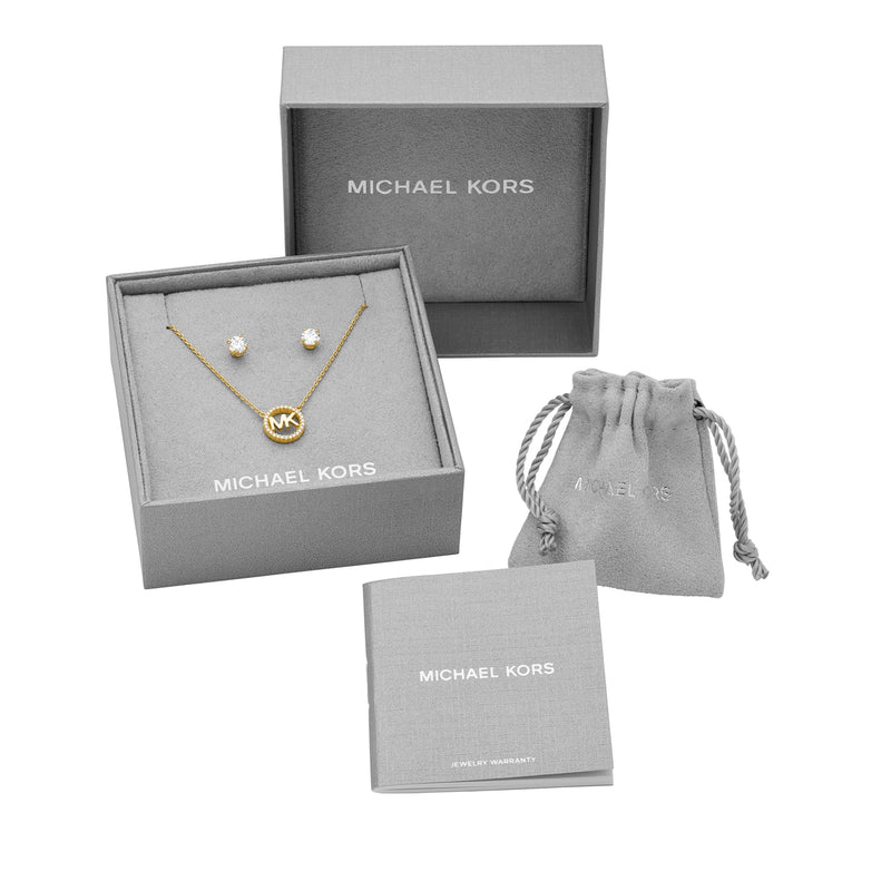 Michael Kors Necklace and Earrings Giftset MKC1260AN710-zoom-