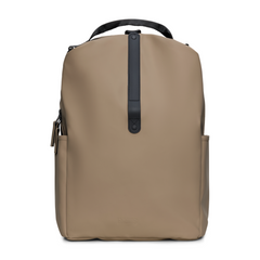 Rains Beige Clip Front Backpack R14890-133
