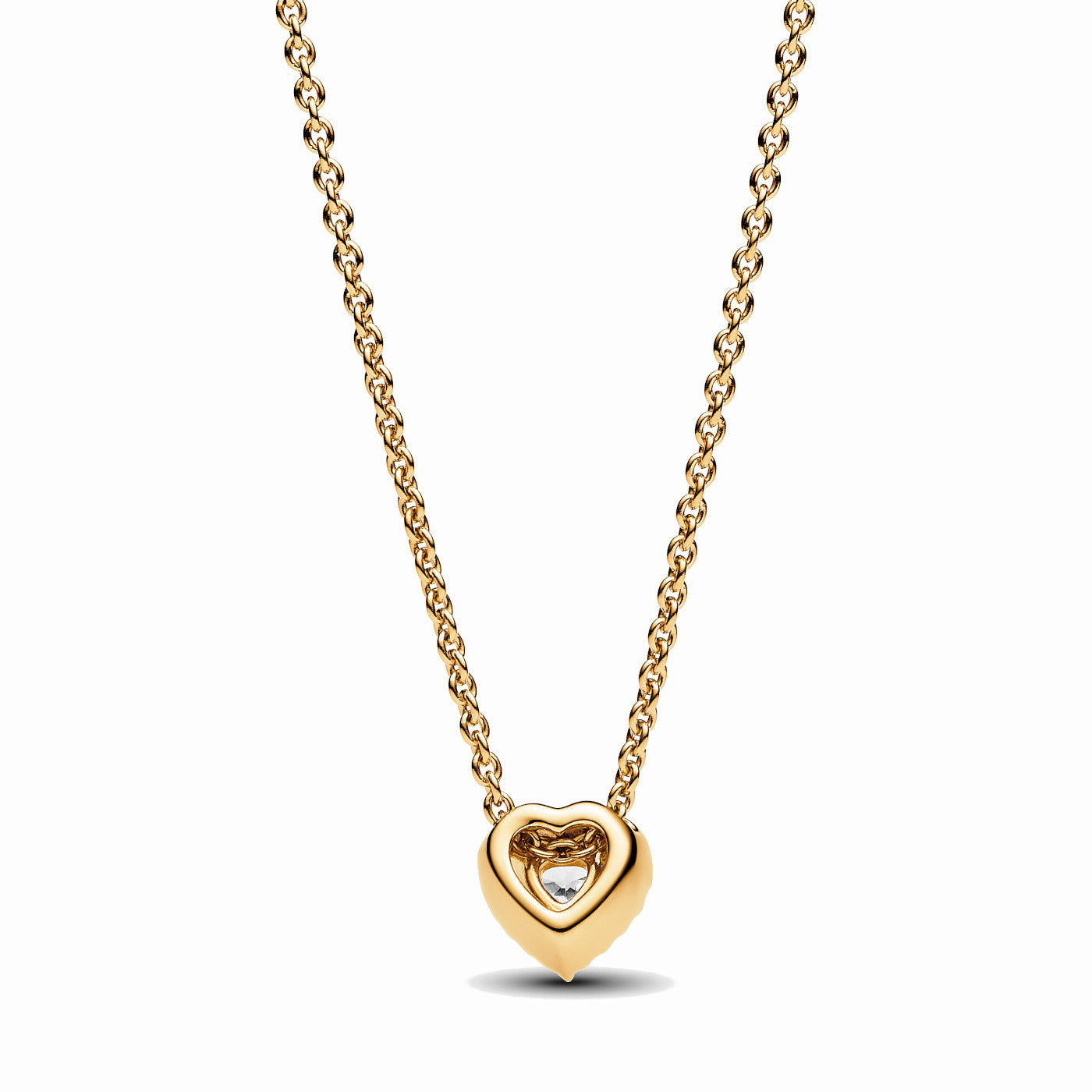Pandora Timeless Heart Necklace 368425C01-45with14 Carat Gold Plating