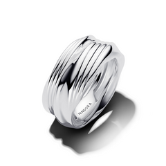 Pandora Essence 925 Sterling Silver Twisted Double Ring 193890C00-54