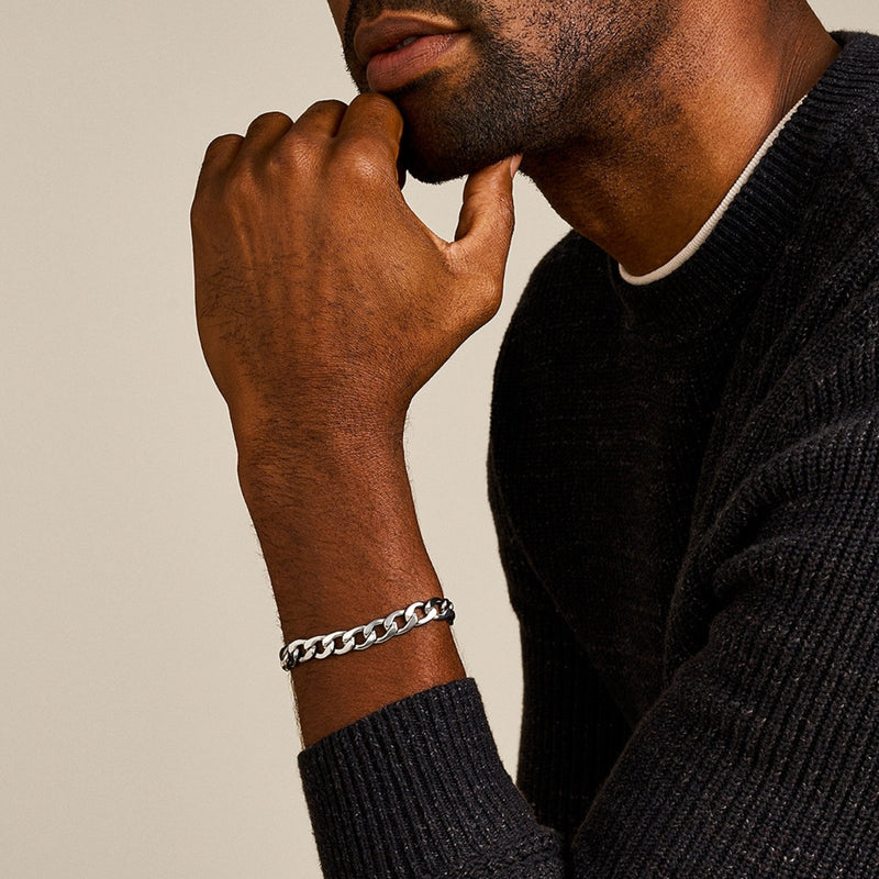 Fossil Heritage Silver Bracelet JF04770040-zoom-