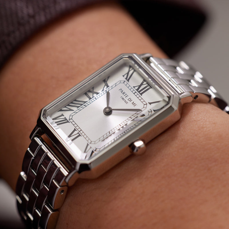 Parte di Me Orologio rectangular Dames Horloge Zilverkleurige PDM09024-zoom-