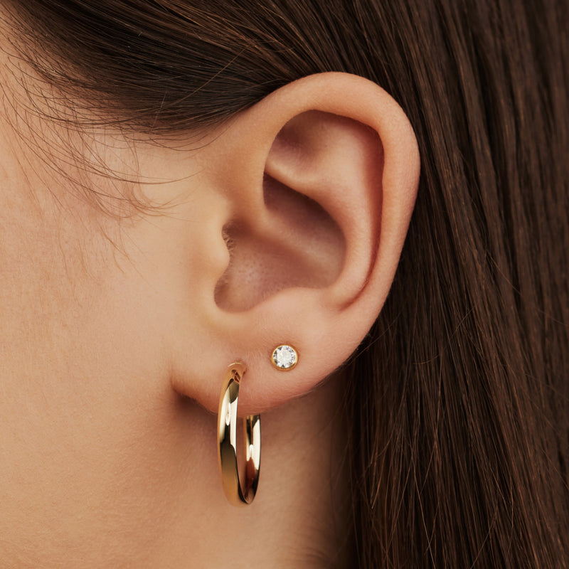 Isabel Bernard Cadeau d´Isabel 14 Karaat Gouden Oorbellen Set IB90121-zoom-