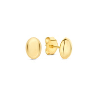 Beloro Jewels La Rinascente Fey 9 karat gold ear studs oval BO360112