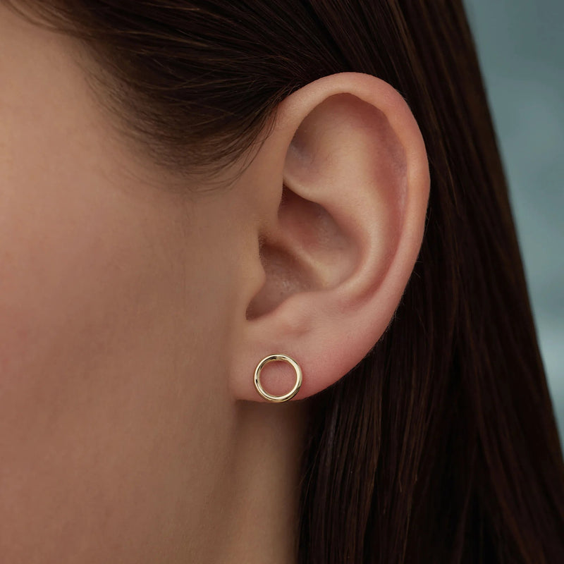 Beloro Jewels La Rinascente Velia 9 Karaat Oorknoppen BO360040-zoom-