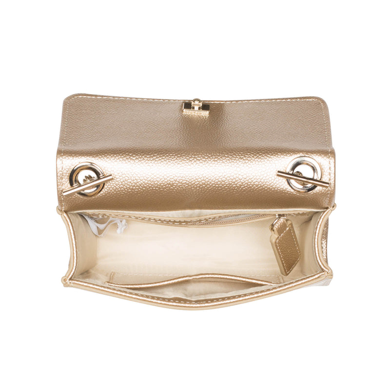 Valentino Bags Divina Gold Crossbody Bag VBS1R403GORO-zoom-