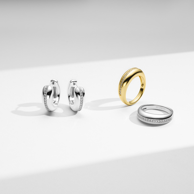 Sif Jakobs 925 Sterling Zilveren Palermo Ring SJ-R2588-CZ-52-zoom-