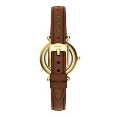 Fossil Carlie Round White Dial Watch ES5464