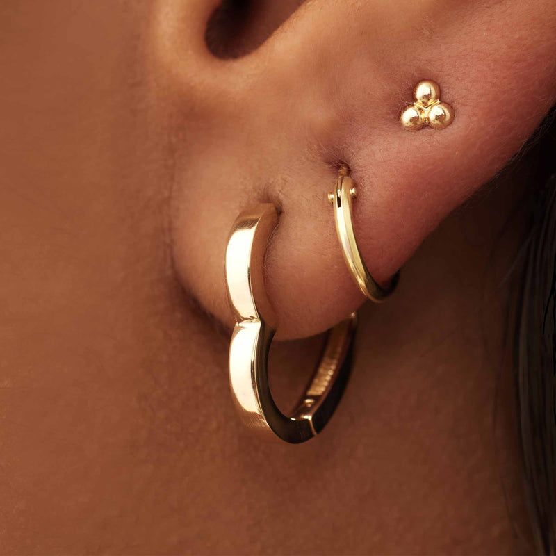 Isabel Bernard Belleville Amore 14 Karaat Gouden Hartjes Oorbellen IB360251-zoom-