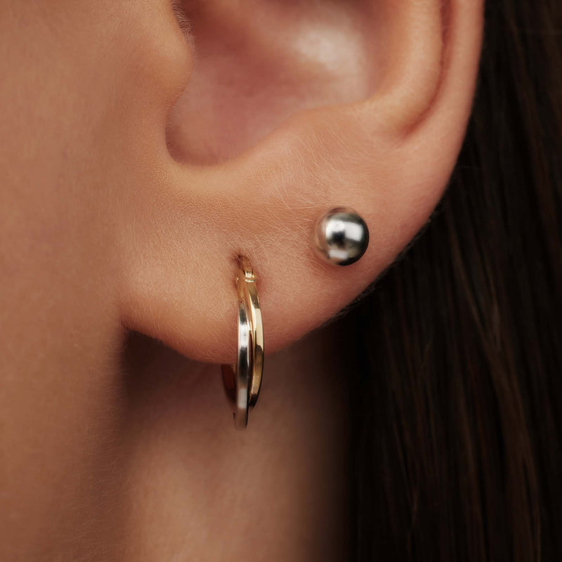 Isabel Bernard Saint Germain Finou 14 Karaat Witgouden Oorknoppen IB360204-zoom-