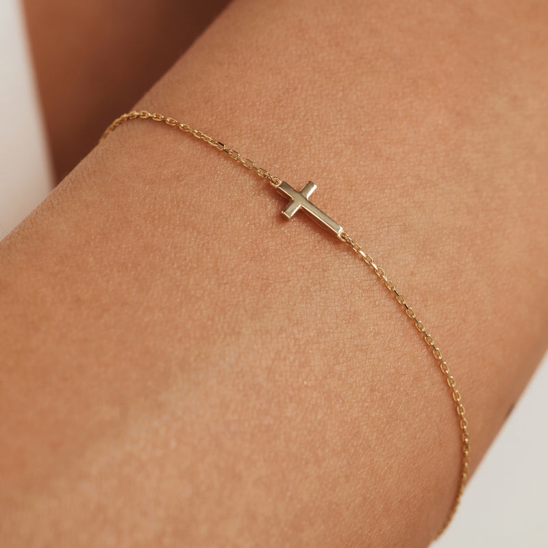 Isabel Bernard Monceau Solange 14 karaat gouden armband IB320064-zoom-