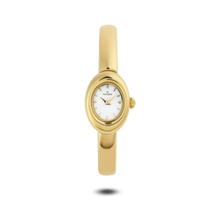 Mockberg Belle Oval Petite Gold Large Bangle Women's Watch MB1771