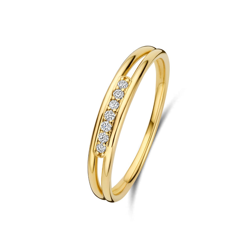 Isabel Bernard De La Paix Ayla Ring met Diamanten 0.05 Karaat IBD330049-58-zoom-