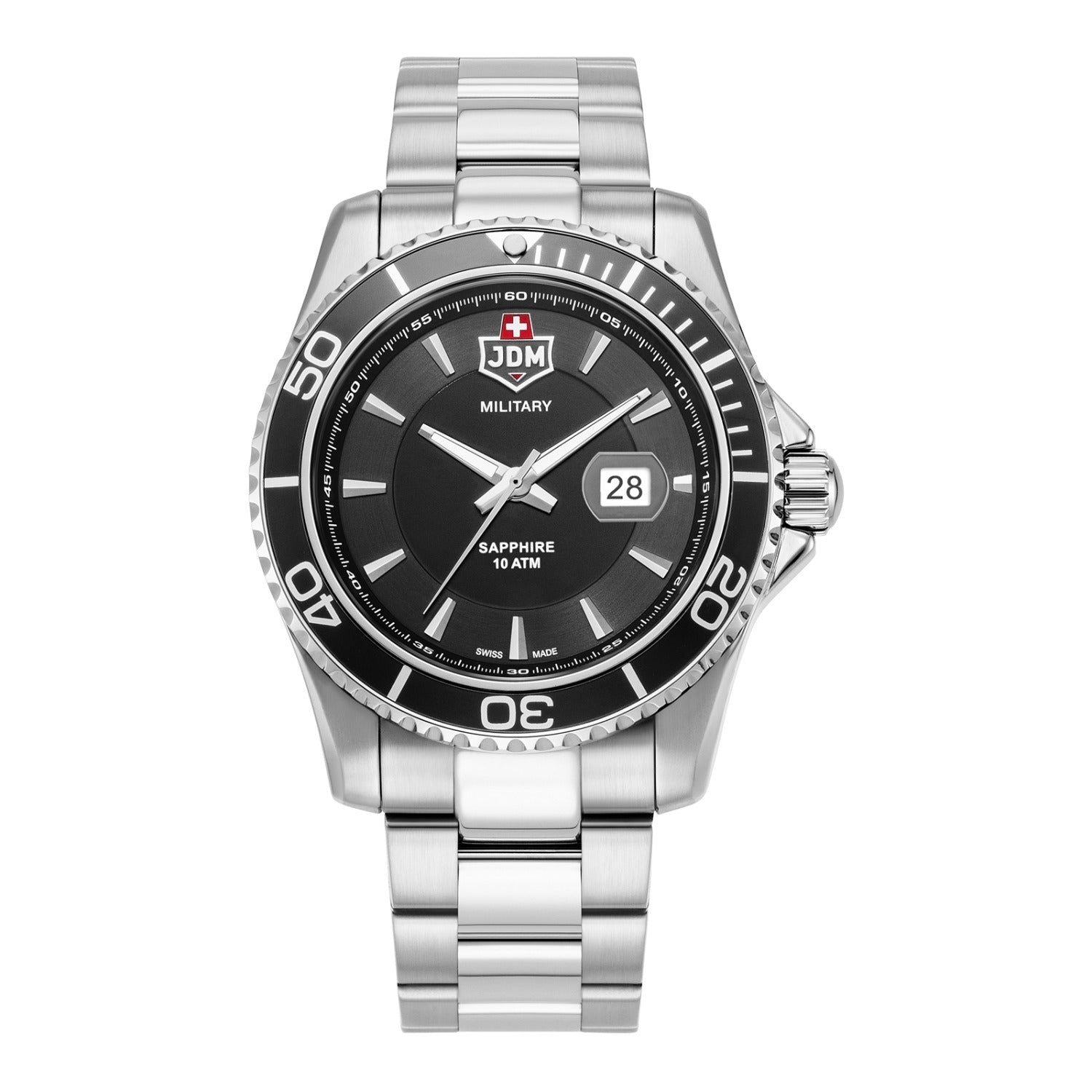 JDM Military Sierra Black Men's Watch JDM-WG022-03