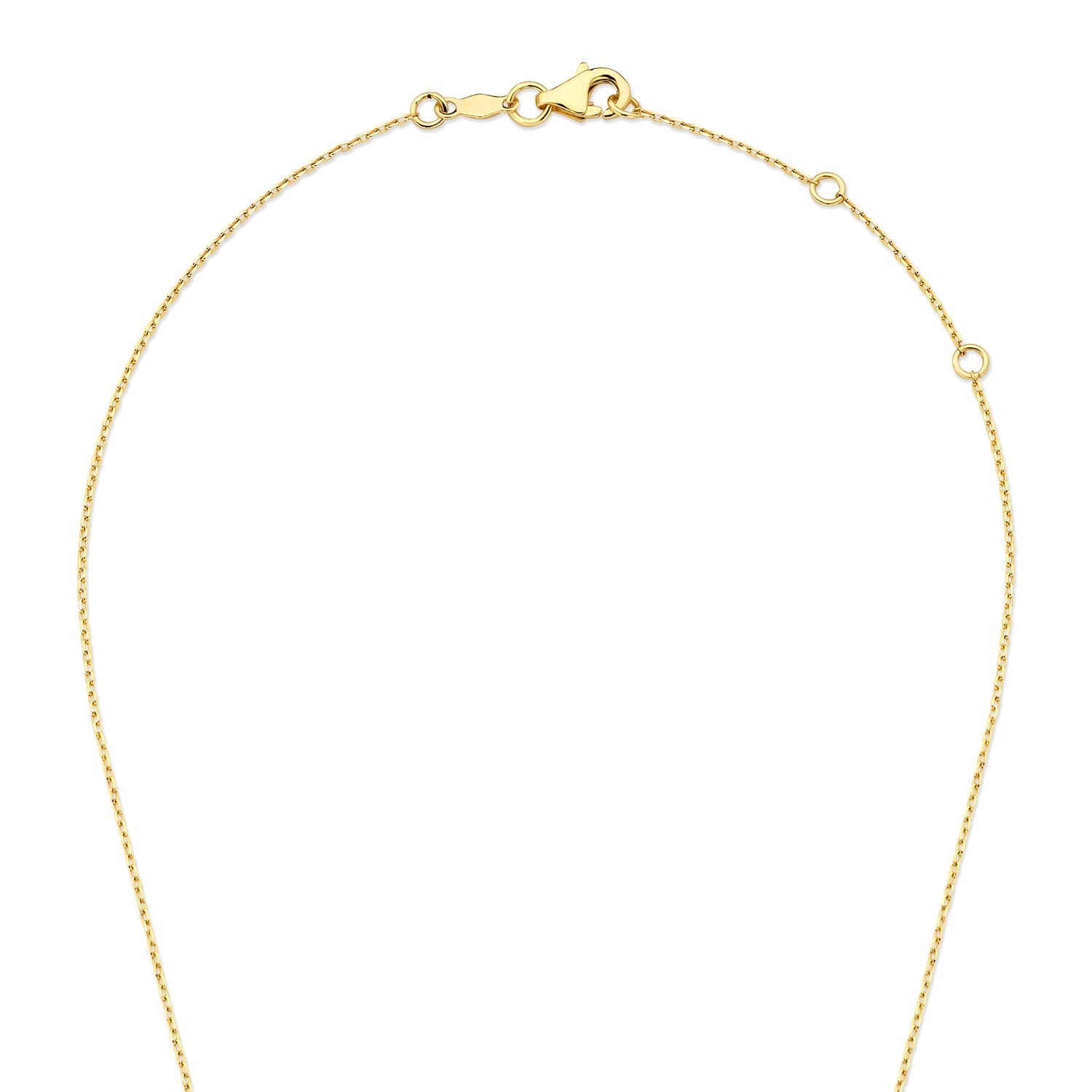 Isabel Bernard De la Paix Amore 14 Karat gold necklace with diamond 0.02 carat IBD350028