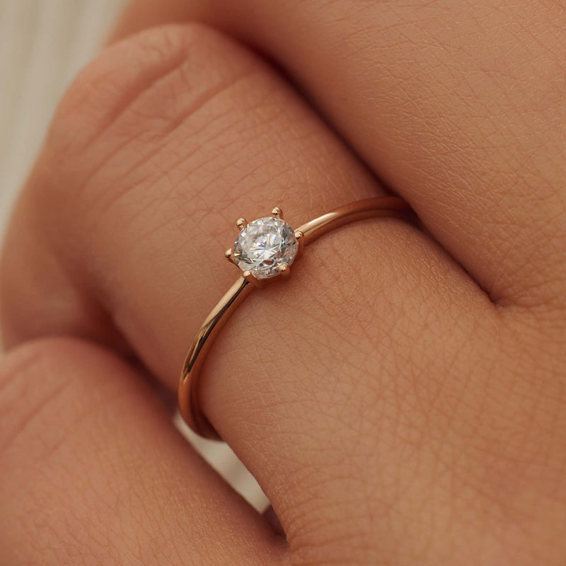 Isabel Bernard La Concorde Abelle 14 Karaat Roségouden Ring IB330025-48-zoom-