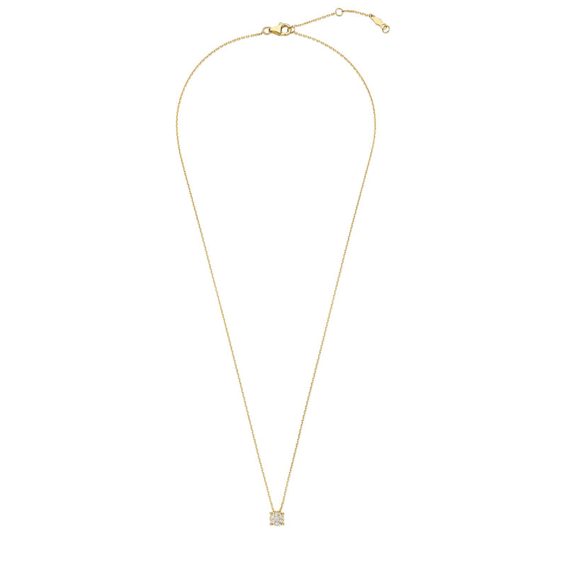 Isabel Bernard De la Paix Hanaé 14 karaat gouden collier | diamant 0.08 ct | IBD350007-zoom-