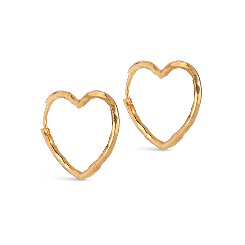 ENAMEL Copenhagen Organic Heart 925 Sterling Silver Oorbellen E414GM-zoom-