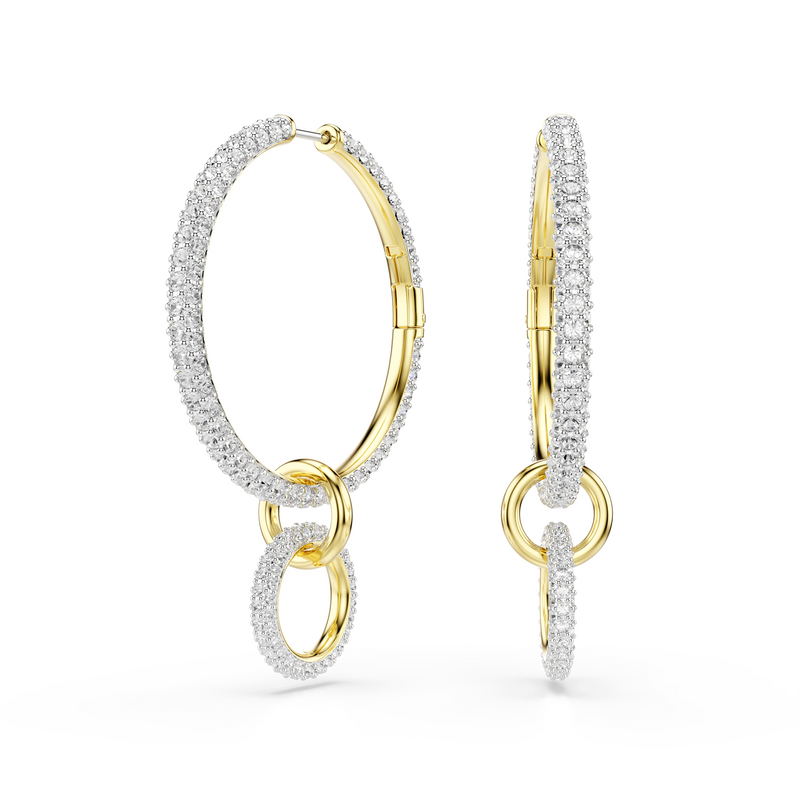 Swarovski Dextera Gold Plated Earrings 5738201-zoom-