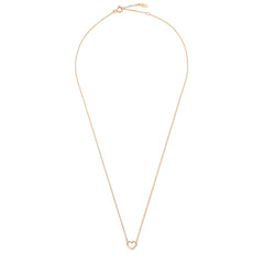 Isabel Bernard La Concorde Amore 14 Carat Rosegold NecklacewithHeart IB340063