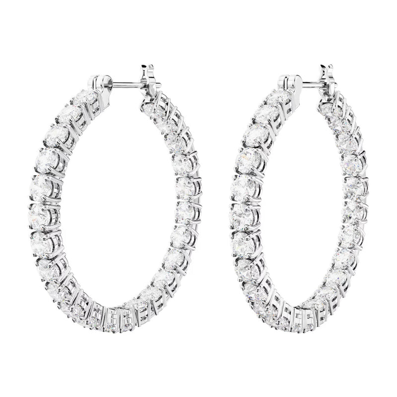 Swarovski Matrix Silver-coloured Earrings 5647715-zoom-