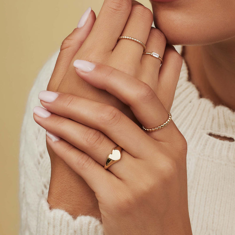 Isabel Bernard Rivoli Aélys 14 Karaat Gouden Ring IB330070-52 (Maat: 52)-zoom-