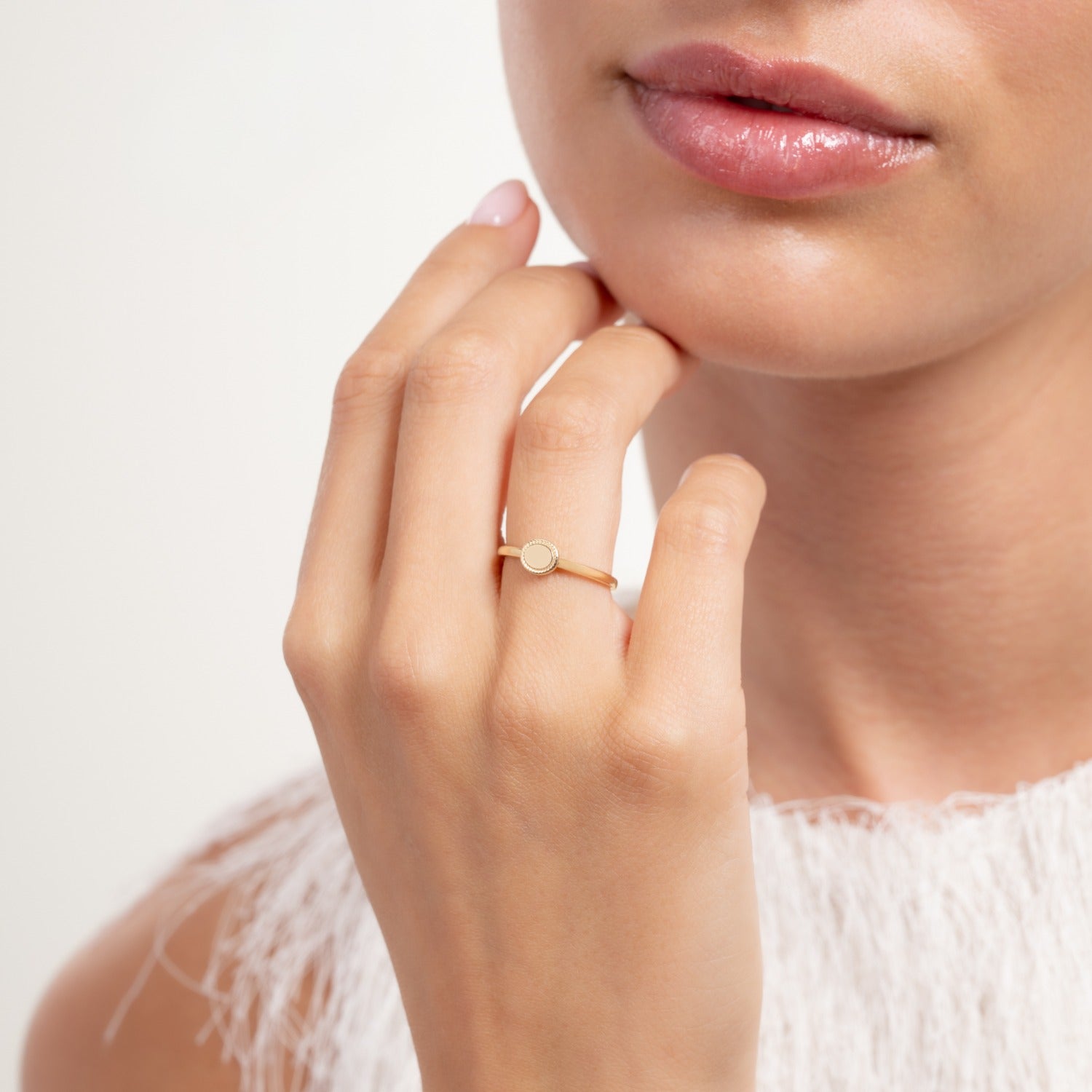 Isabel Bernard Le Marais Adeline 14 Karat Gold Ring IB330113-48