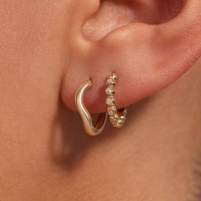 Beloro Jewels La Rinascente Mathilde 9 karaat oorringen (9,6 mm) BO360109-zoom-