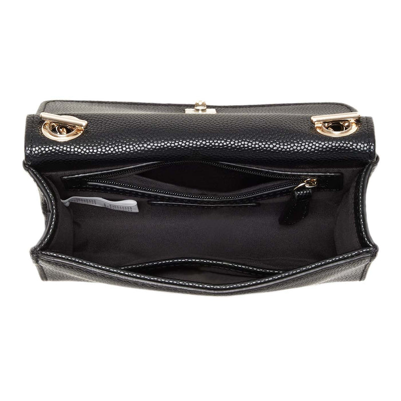 Valentino Bags Divina Black & Gold Crossbody Bag VBS1R403GNERO/GOLD-zoom-