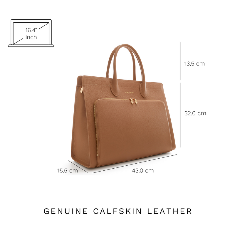 Isabel Bernard Honoré Nadine Camel Kalfsleren Handtas IB25053-zoom-